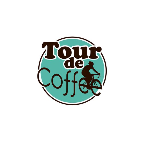 Bike and coffee link logo