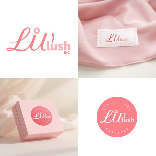 Logo concept for a silk scrunchies brand