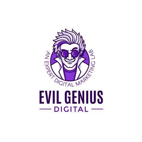 Design a badass logo for our digital marketing powerhouse - Evil Genius Digital