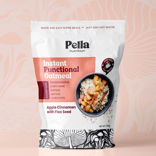 package for functional oatmeal