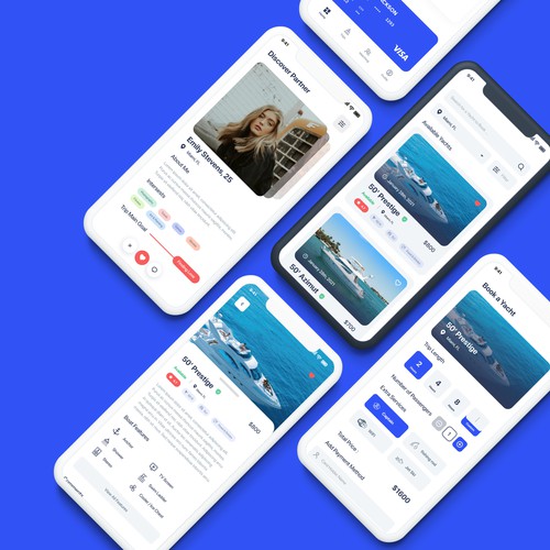 App Design for a Yacht Rental Business