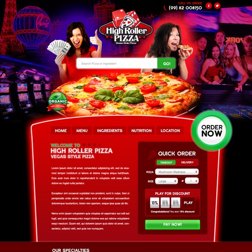 High Roller Pizza