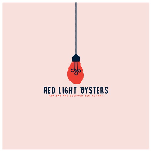 Logo Concept for Red Light Oysters