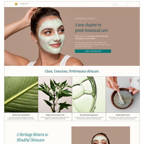 Skincare Website Design | Beauty & Cosmetics E-commerce Web Design