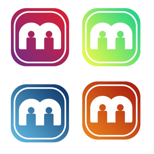 Logo for a social app.