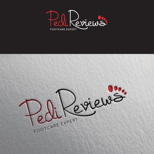 logo for PediReviews (UK foot care website)
