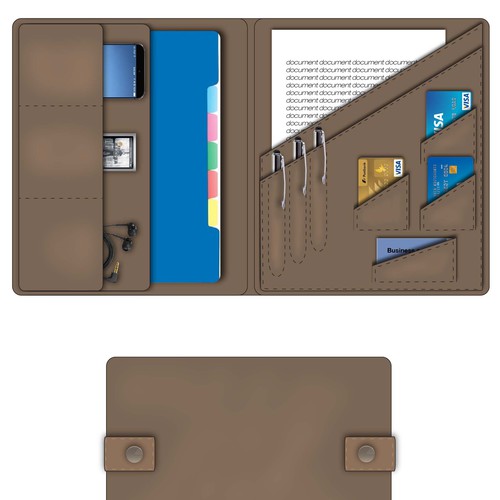 Travel Wallet/Organizer ＋ Padfolio/Portfolio