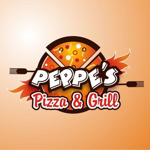 Pizza & grill Logo