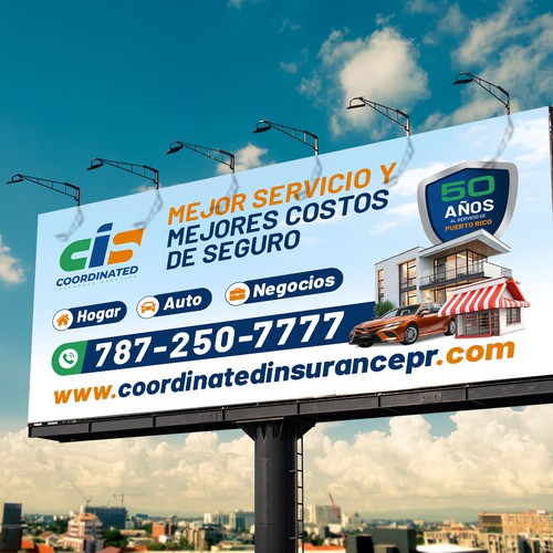 Insurance billboard