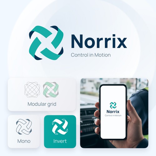 Norrix — Fleet Management Logo Design