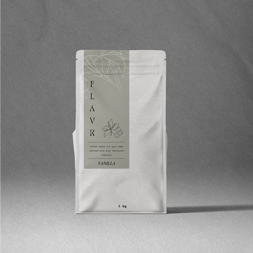 Simple flavoured Coffee Packaging 