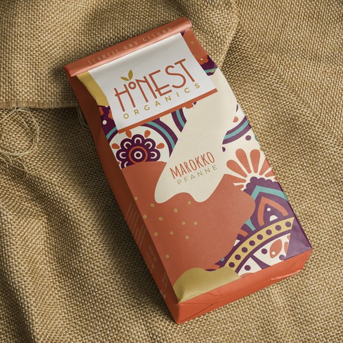 Packaging design for organic ready meal