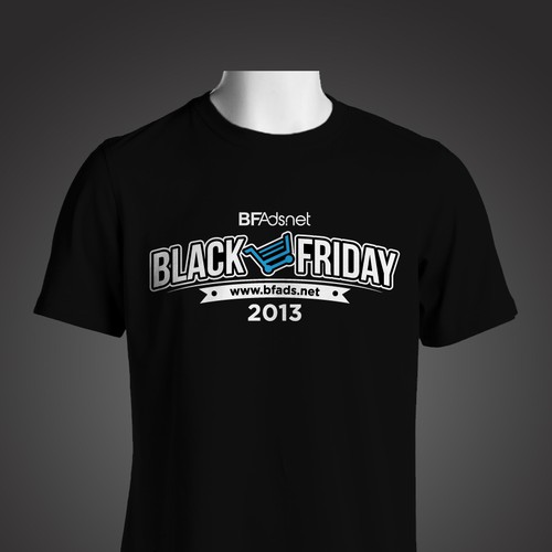 Shirt Design for a Black Friday Shopping Website