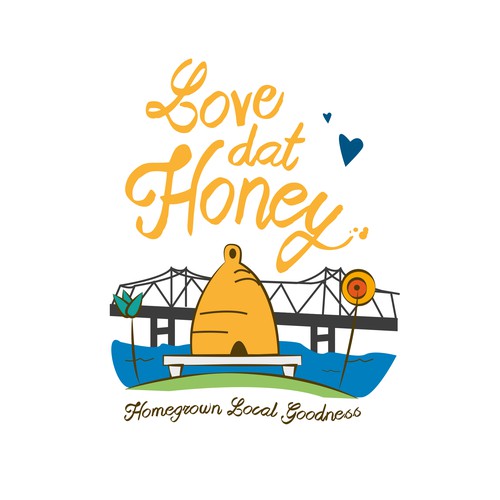 Logo for Homegrown Local Honey