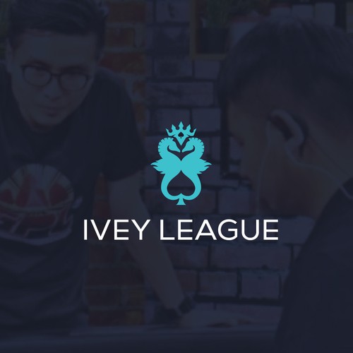 Bold Poker with sea horse logo for "Ivey League"