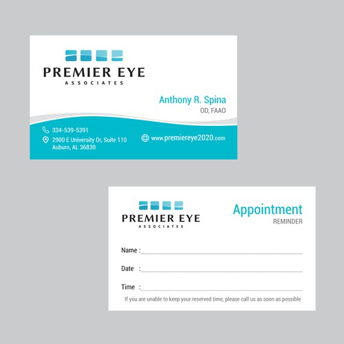 Premier Eye Business Card