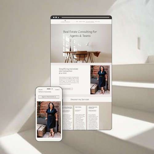 Claudia Castillo Real Estate & Author | Branding & Wix Web Design