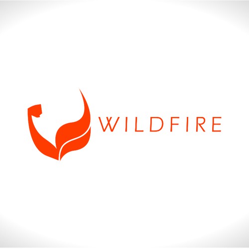 Create a capturing and epic logo for Wildfire