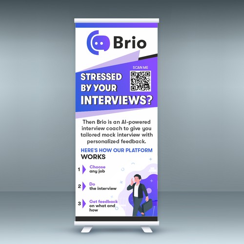 Roll up banner design