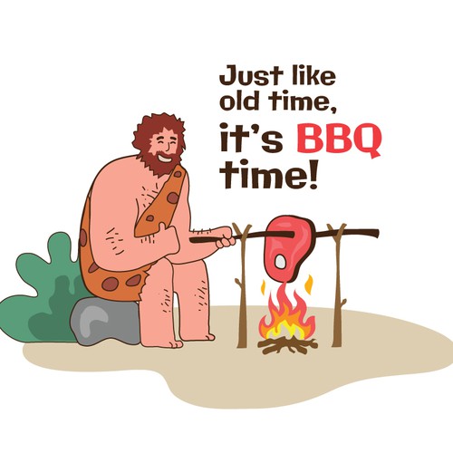 An illustration on BBQ theme