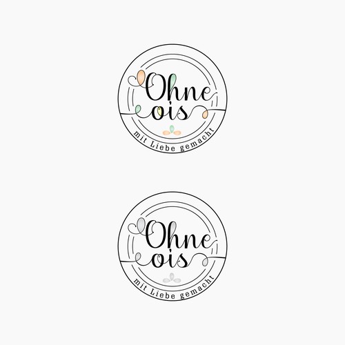 Ohne Ois - mit Liebe gemacht Logo Concept