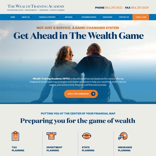 Landing Page for South Carolina Firm