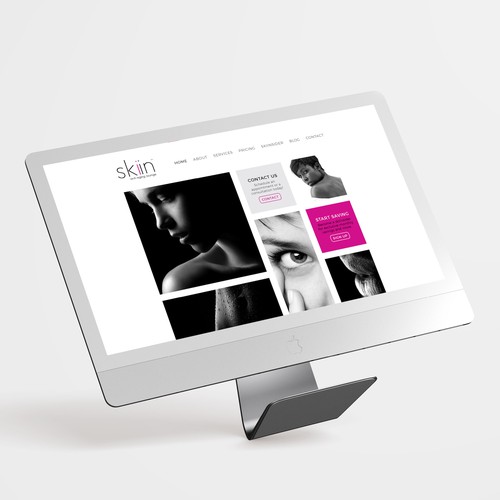 Beautiful and Clean Web Design for a Anti-Aging Lounge