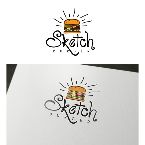Logo for "Sketch Burger"