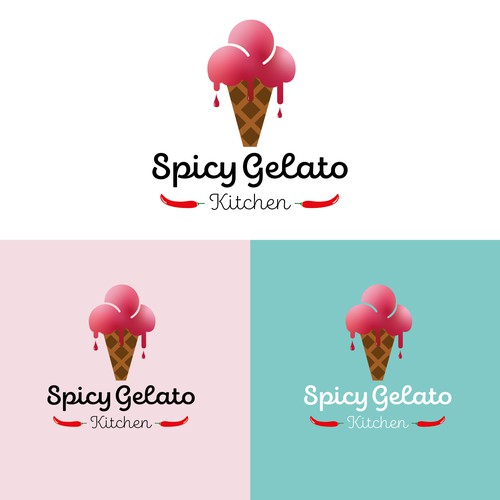 Logo design for ice cream business