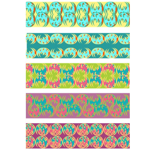 Create a design for printed designer duct tape