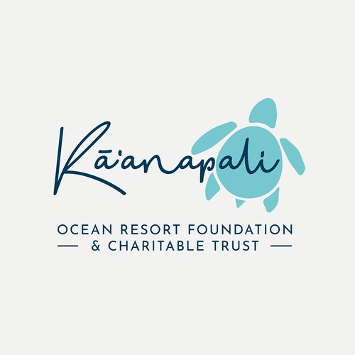 Simple and fun logo for an Ocean Resort Foundation