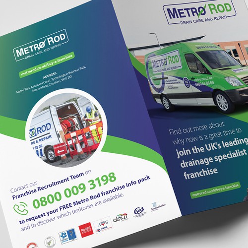 Metro Rod Bi-Fold Brochure Design