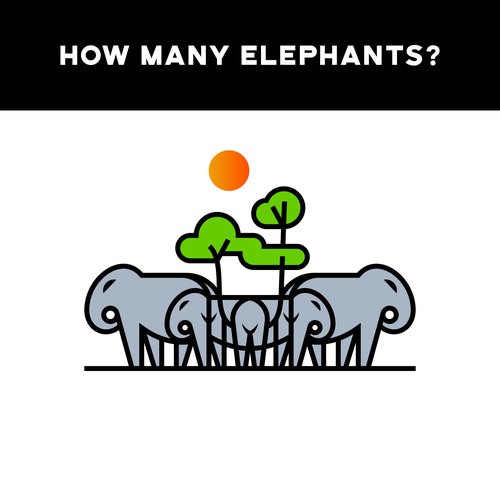 How Many Elephants? OPTICAL ILLUSION