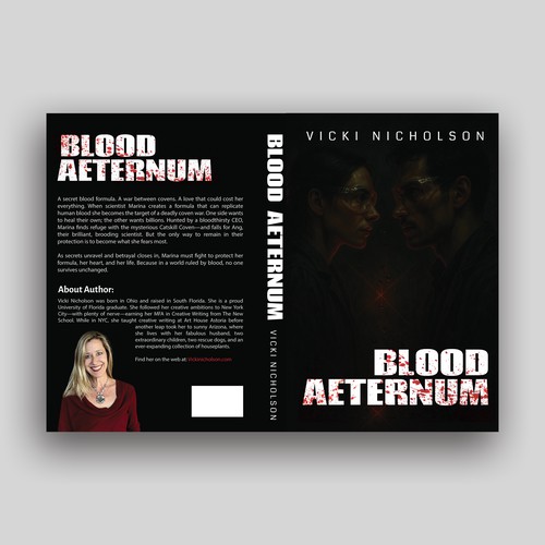 Book Cover Design Concept for "Blood Aeternum"