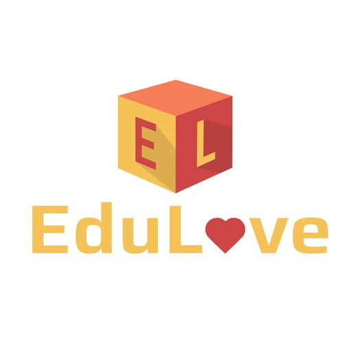 Edu love modern education logo