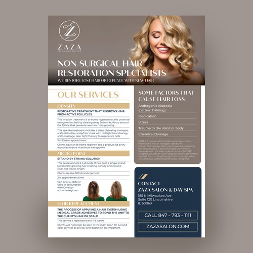 Flyer Design for Salon