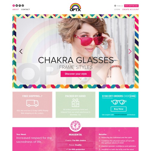 Bright, Colorful, and Beautiful Design Requested for Ecommerce Website