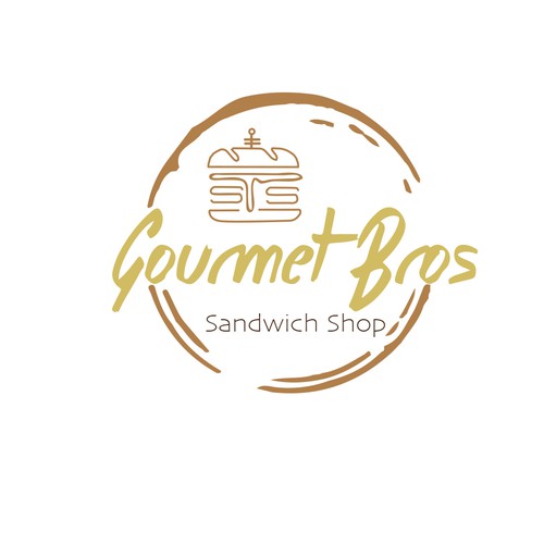 Bold logo For Gourmet Bros