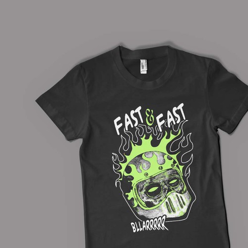 Tshirt motorcycle design