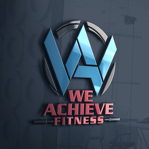 We Achieve Fitness logo design