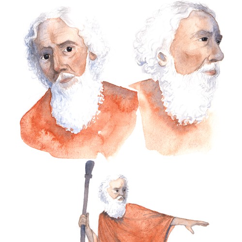 Moses character design