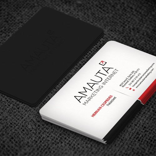 Embossed Business Card