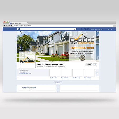 Exceed Home Inspection Facebook Cover