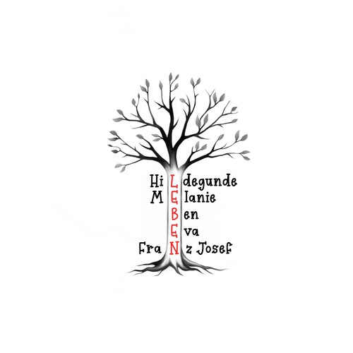 Family tree tattoo design 