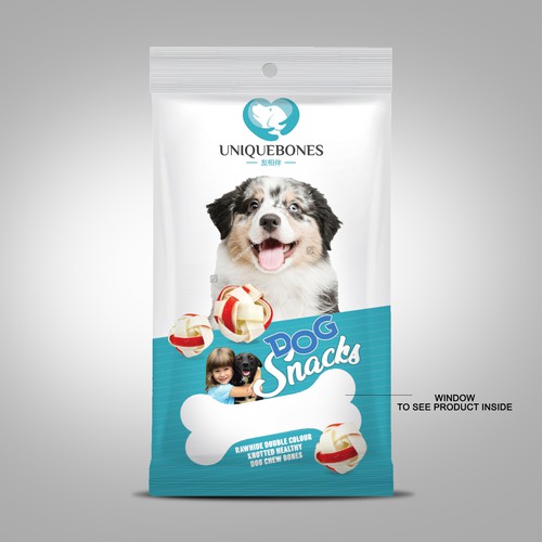 Dog food packaging design