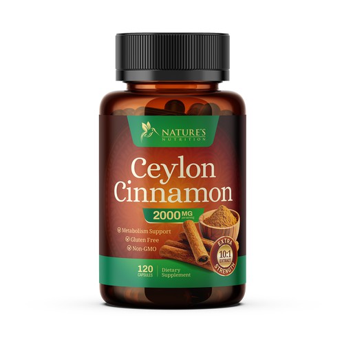 Dietary Supplement label design