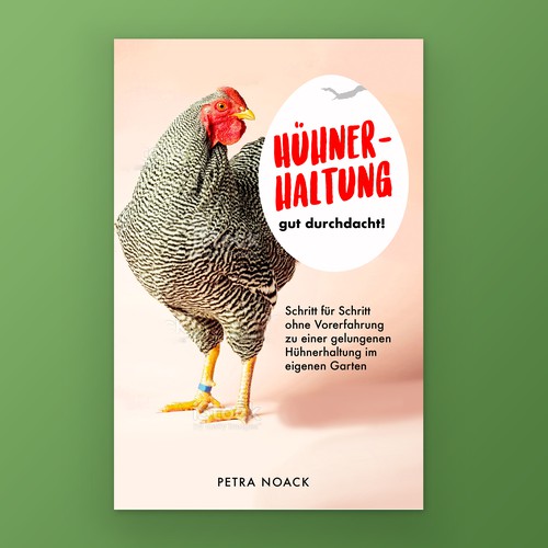 Cover for an eBook in the field of chicken farming.