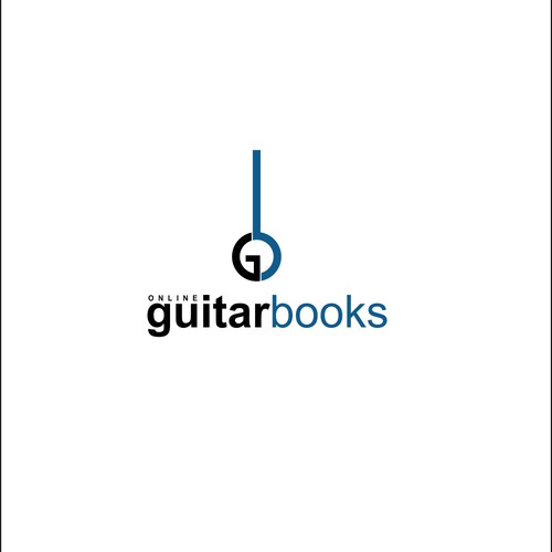 Create a simple, bold logo for my guitar website
