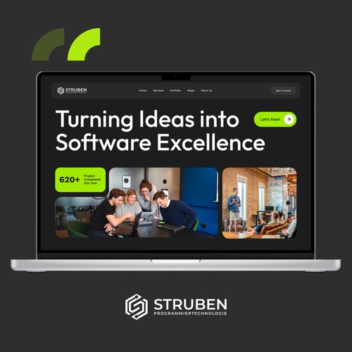 Struben Website Design