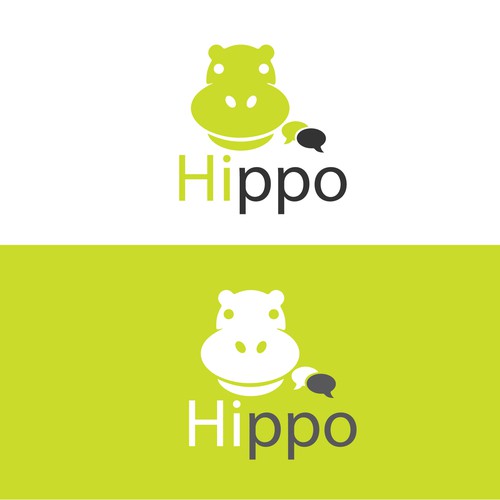 Logo Design For Hippo Chat App